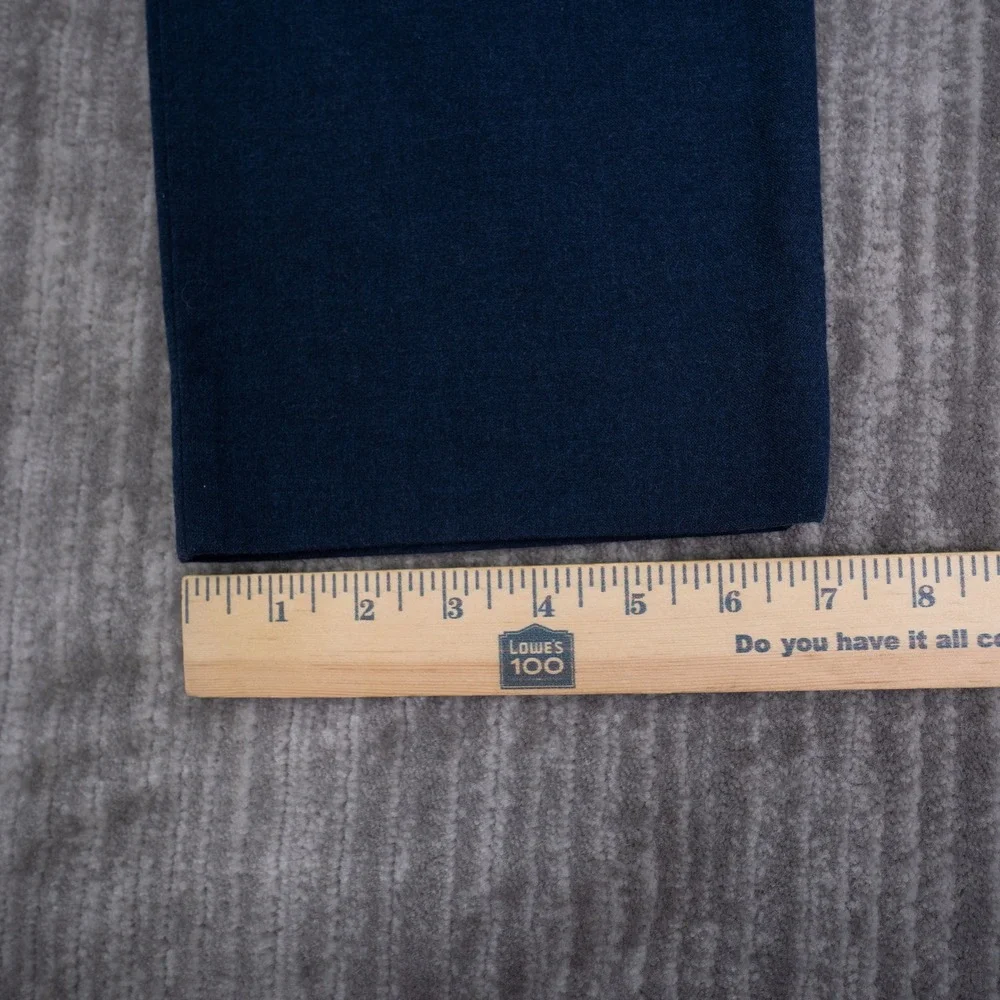 J.Crew Thompson Slim Dress Pants Men 30x30 Fit 32x27 Navy Blue Flex Wool